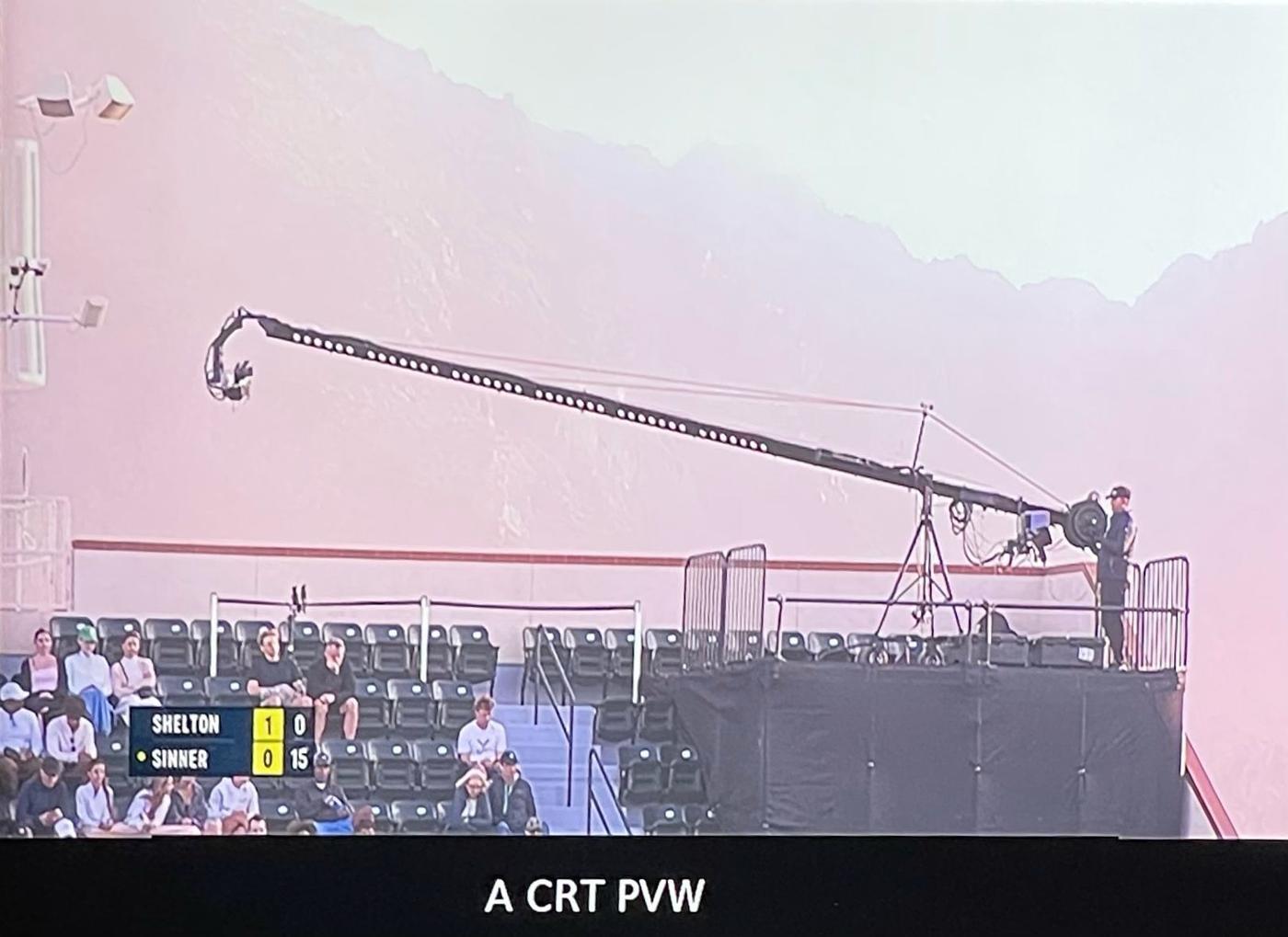 Craig Frankenhoff camera jib on location