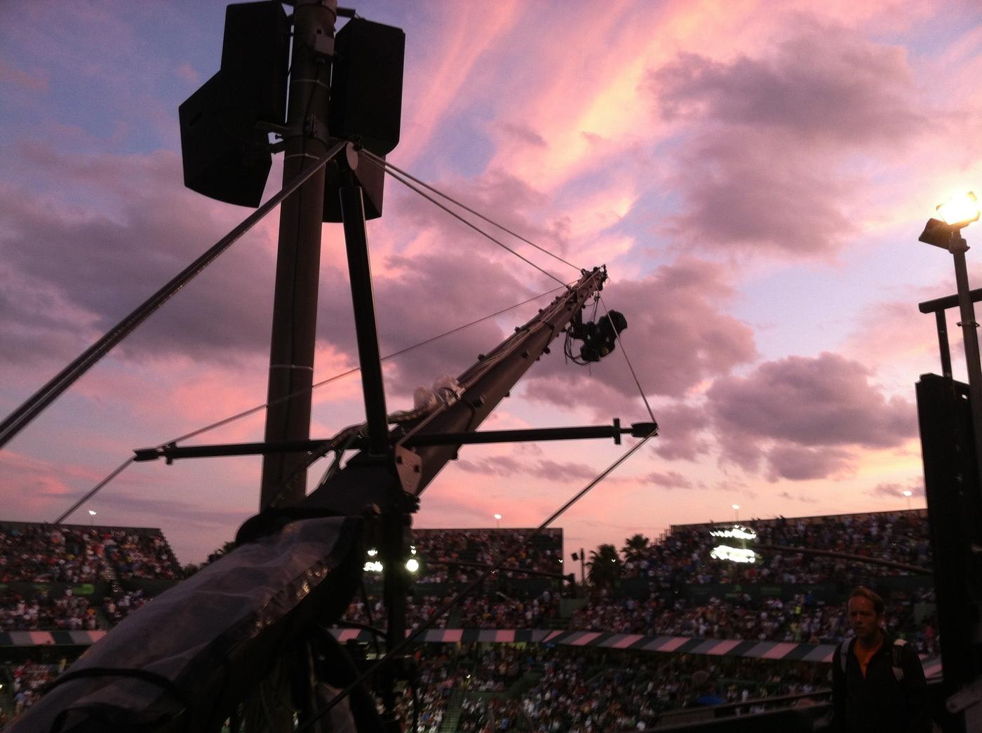 Craig Frankenhoff camera jib on location