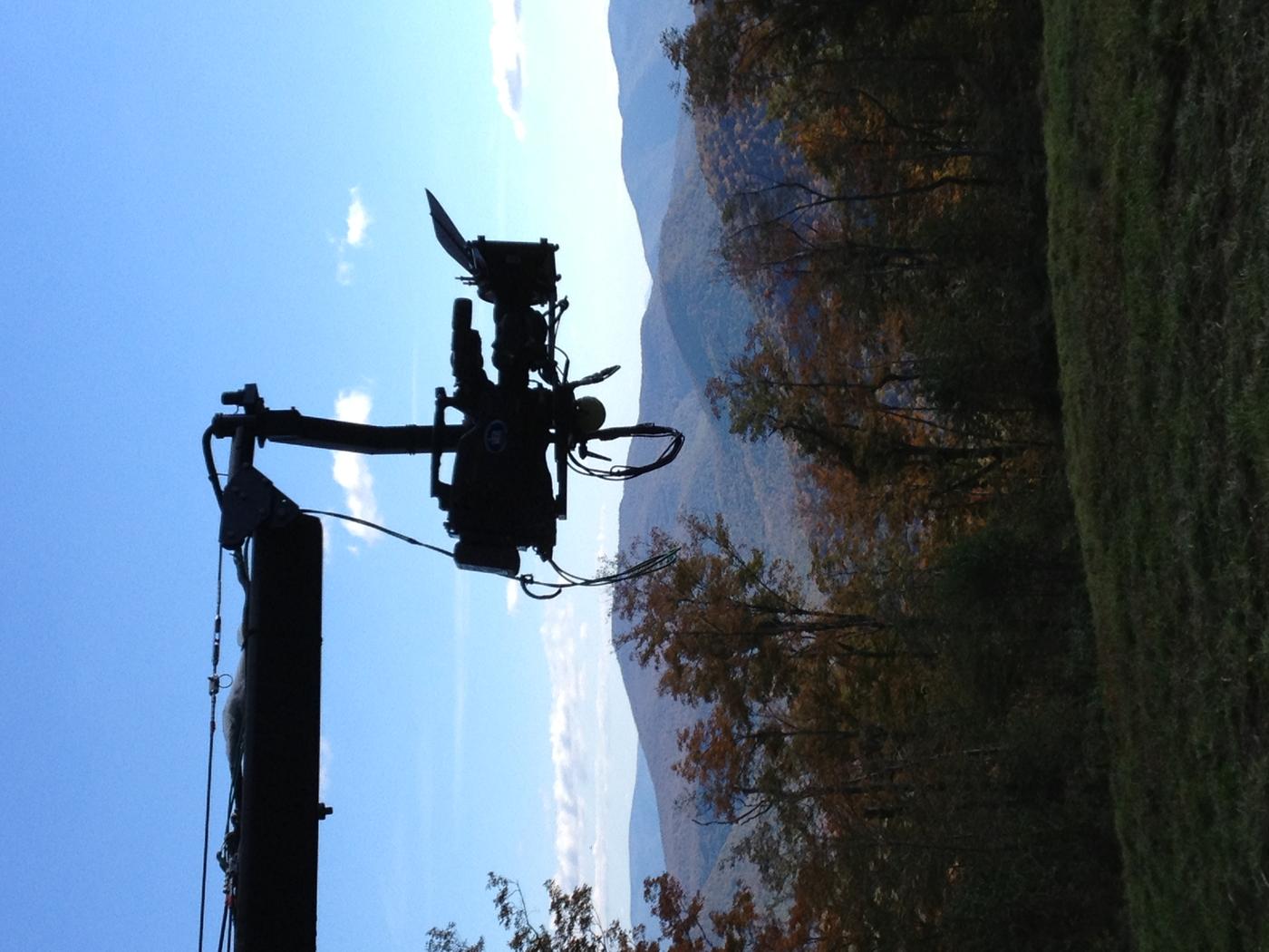 Craig Frankenhoff camera jib on location