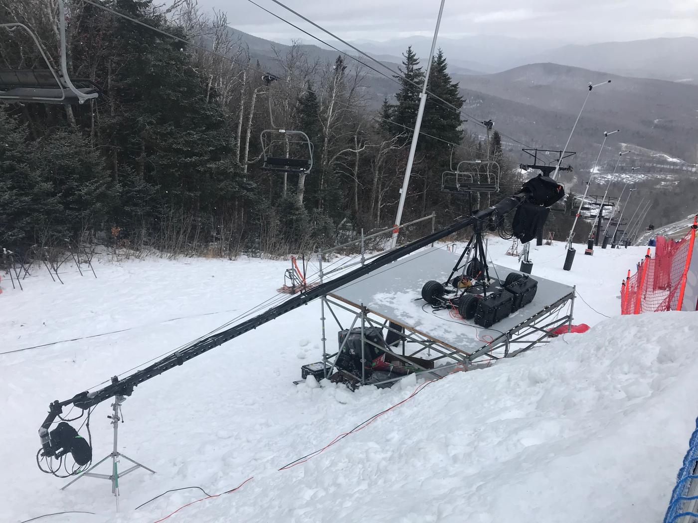 Craig Frankenhoff camera jib on location