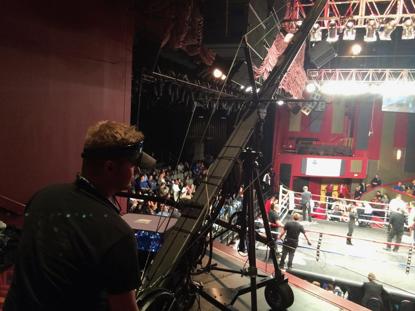 Craig Frankenhoff camera jib on location