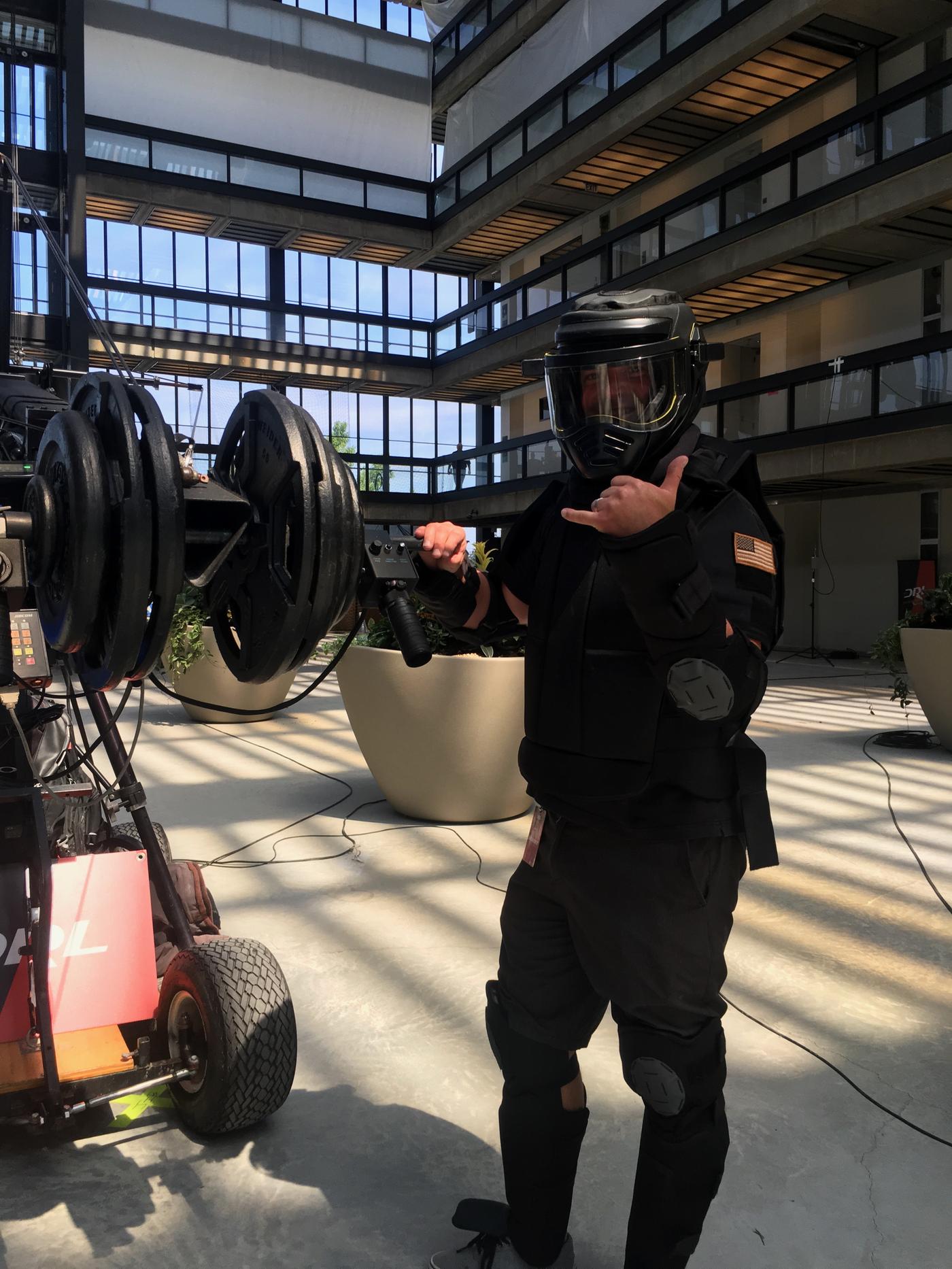 Craig Frankenhoff camera jib on location
