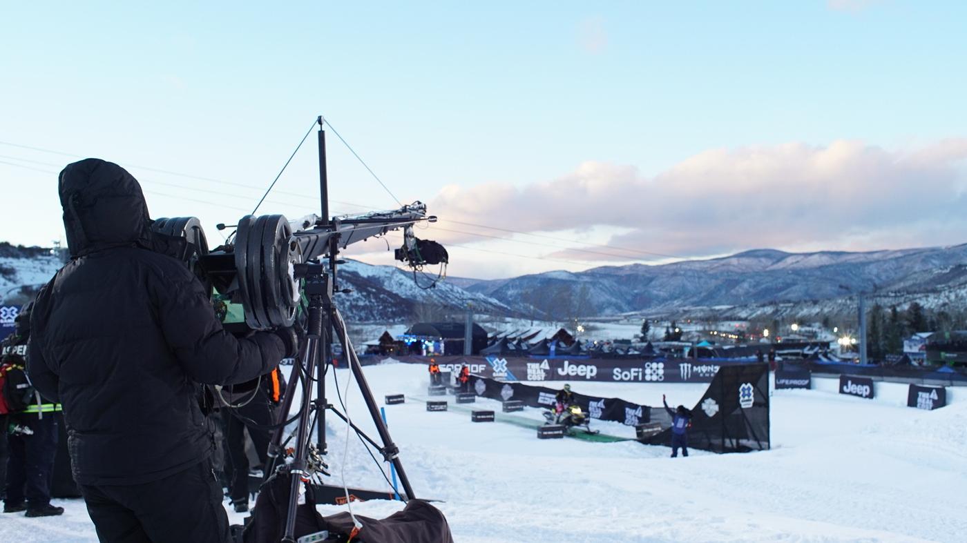 Craig Frankenhoff camera jib on location