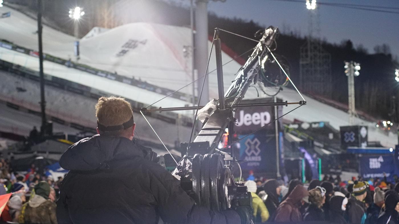 Craig Frankenhoff camera jib on location