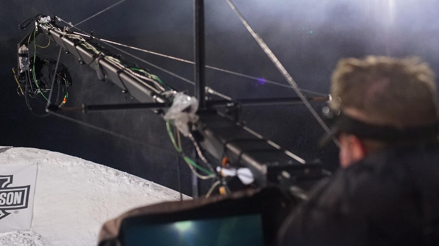 Craig Frankenhoff camera jib on location